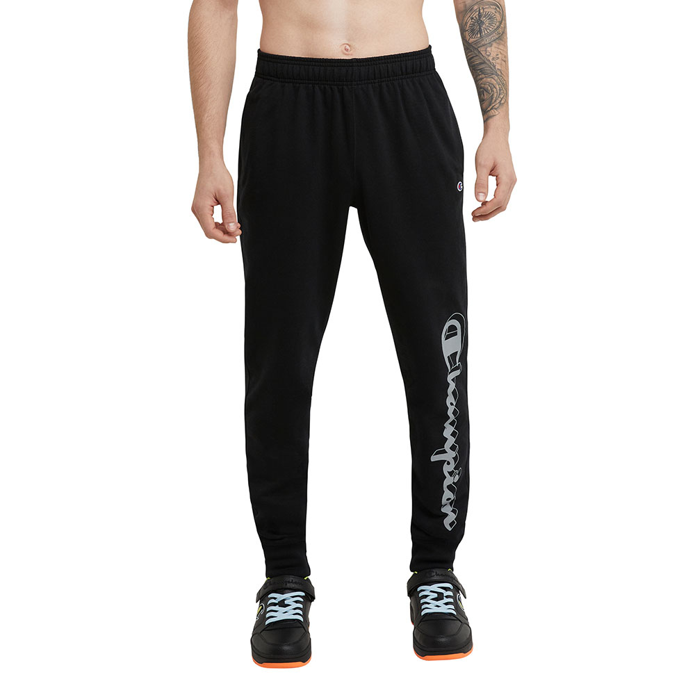 Jogger Hombre Champion Negro Powerblend Graphic