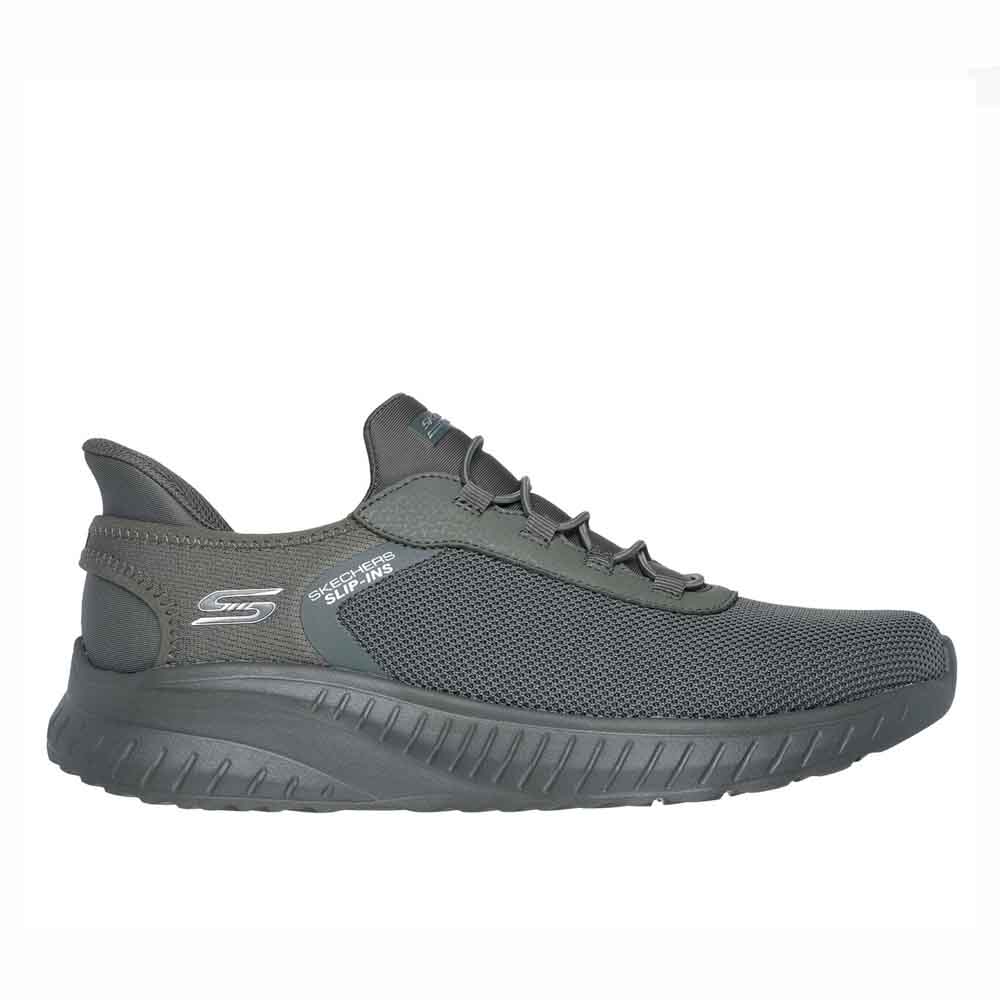 Zapatillas Hombre Skechers Slip-Ins Bobs Squad Chaos - Tough Walk Verde Oliva