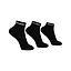 Tripack Calcetines Cortos Tobillos Negros Spalding 35-39