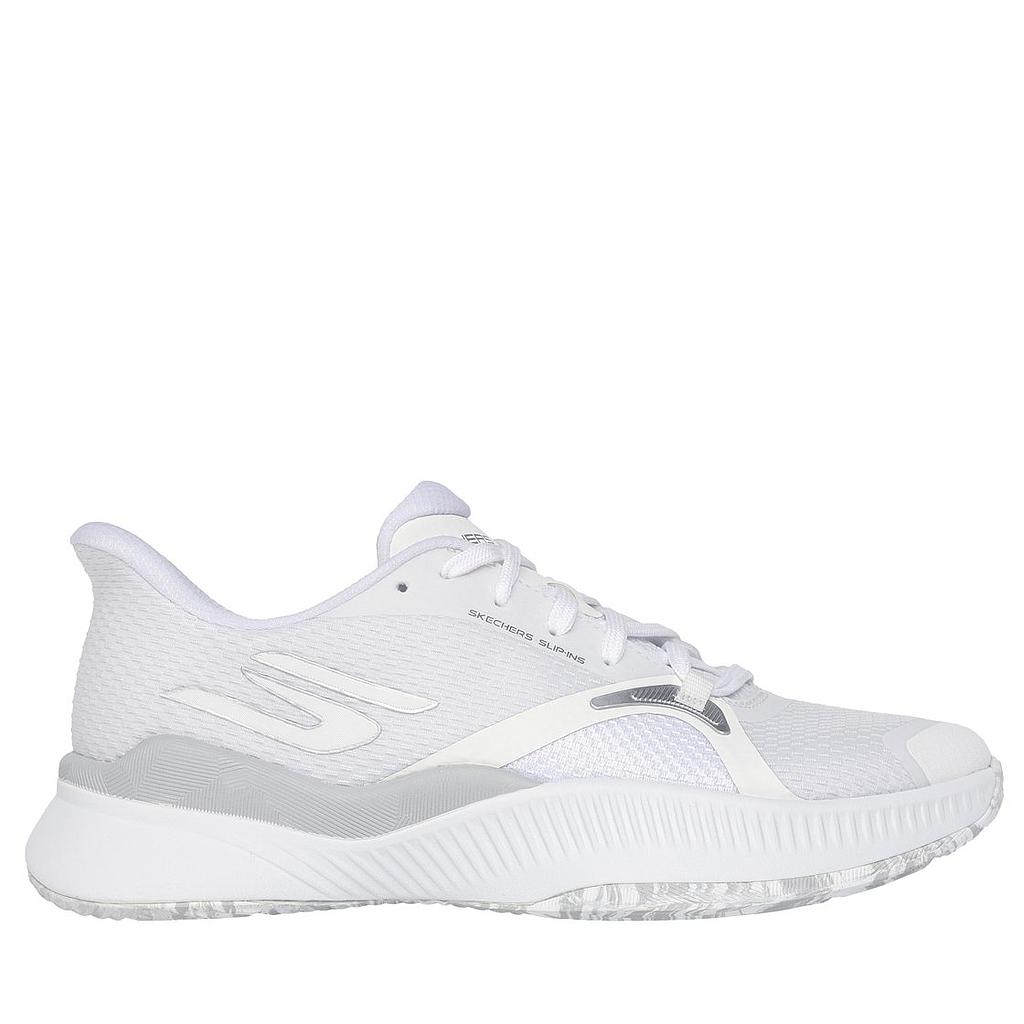 Zapatillas Tenis Padel Skechers Mujer State Champ Slip-ins 172117-WHT