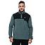 Polerón Polar Microfleece Hombre Half Buttons Hi-Tec Verde
