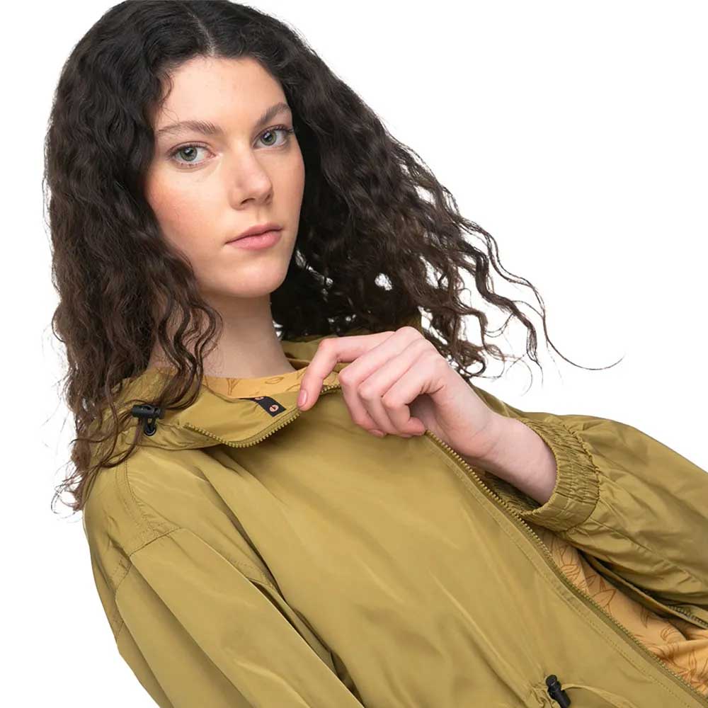 Chaqueta Cortaviento Liviana Mujer Hi Tec Verde