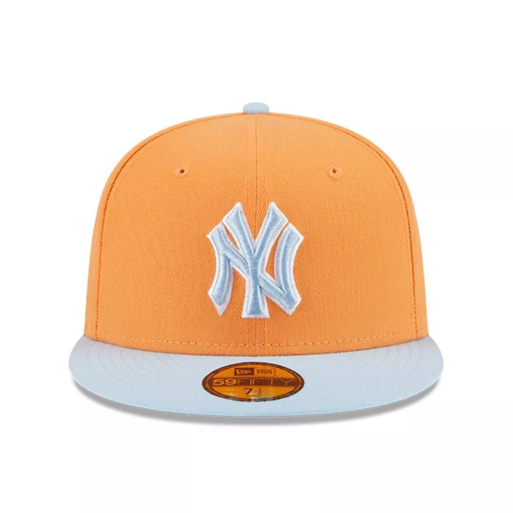 Gorra New Era 5950 NY Naranja/Azul Color Pack