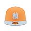 Gorra New Era 5950 NY Naranja/Azul Color Pack
