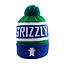 Gorro Beanie Training Season Pom Blue Grizzly