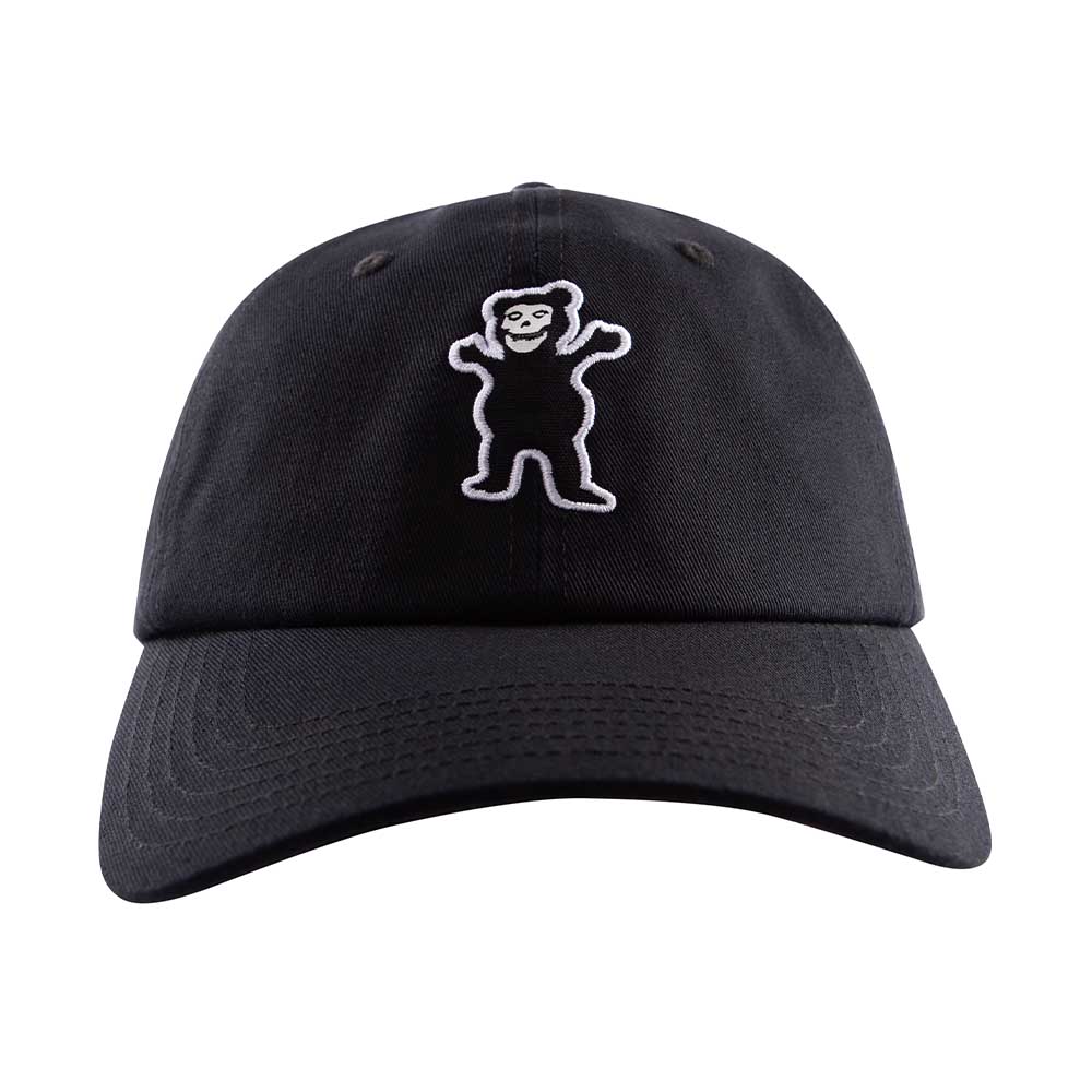 Gorro Dad Hat Curve Static Black Grizzly