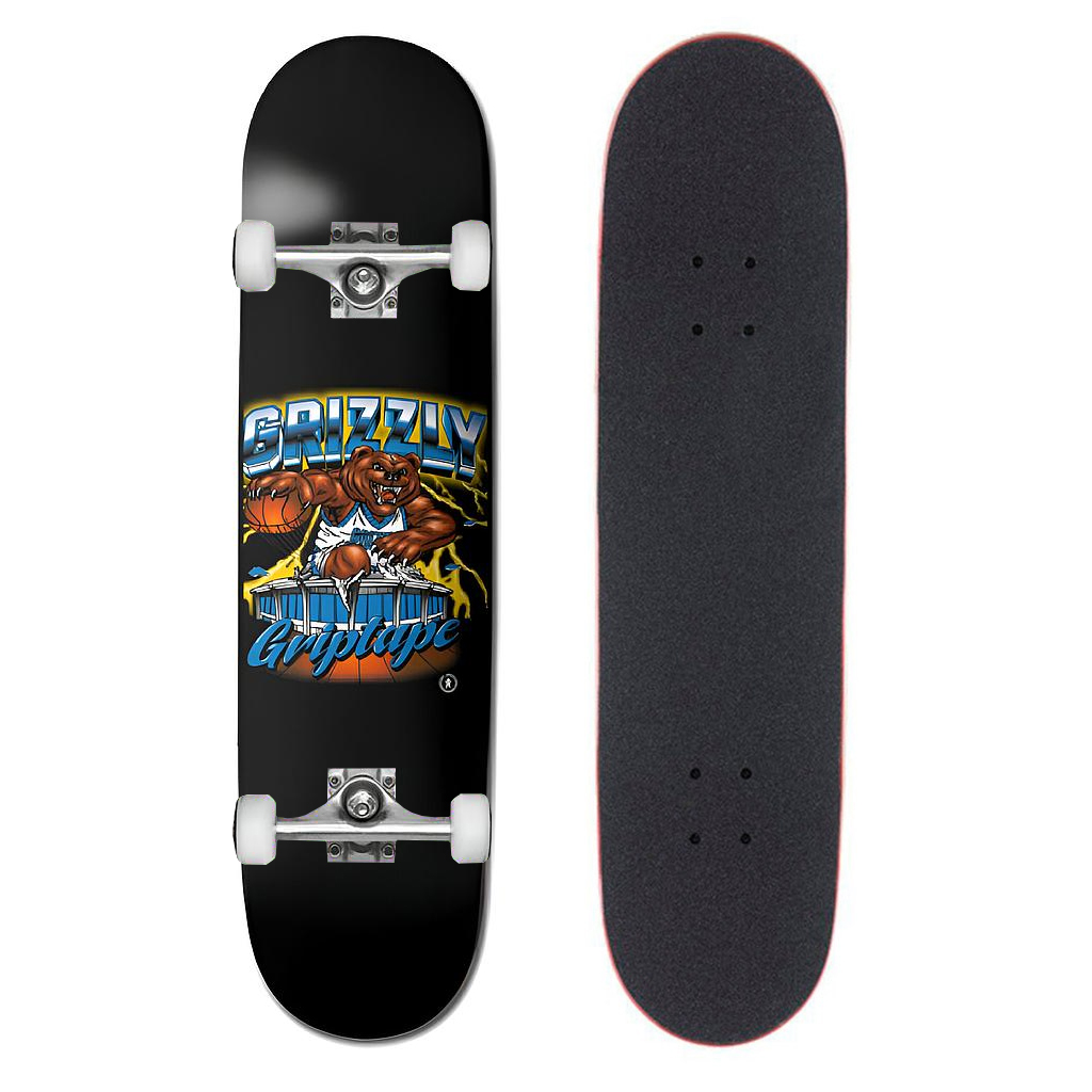 Tabla Skate Completa Grizzly Basketbear 8.0'' Grizzly Griptape