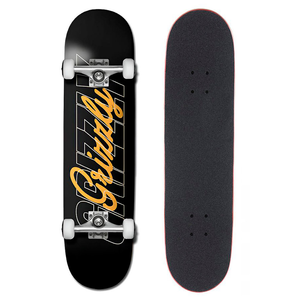 Tabla Skate Completa Grizzly Black 8.0'' Grizzly Griptape