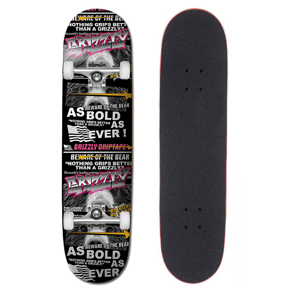 Tabla Skate Completa As Bold As Ever 8.0'' Grizzly Griptape