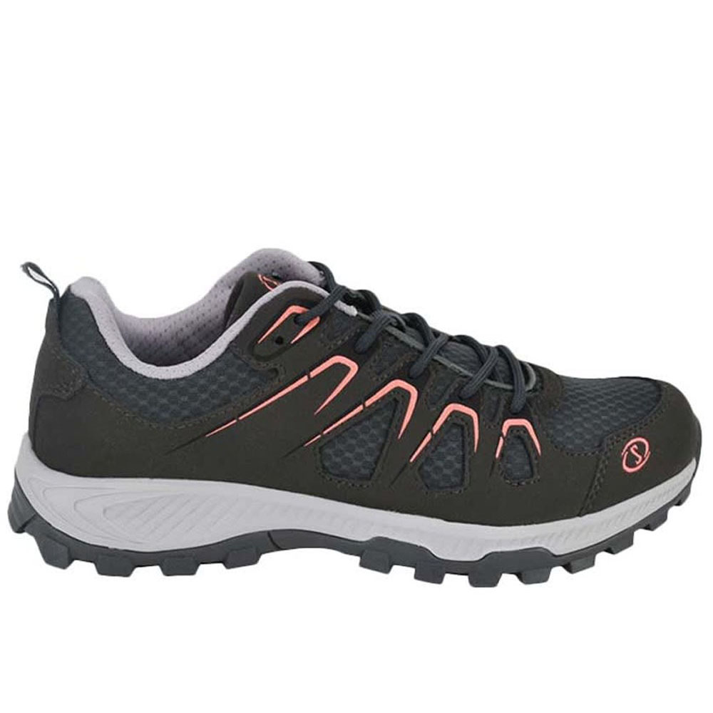 Zapatilla Mujer Outdoor Spalding Caña Baja ZFO3006 Negro Rosa
