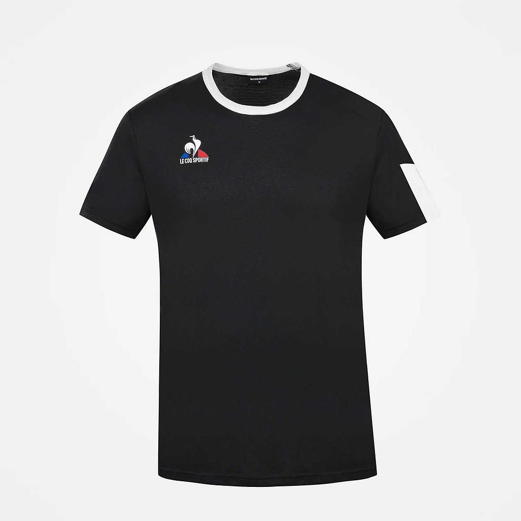 Polera Hombre Deportiva Negra Le Coq Sportif