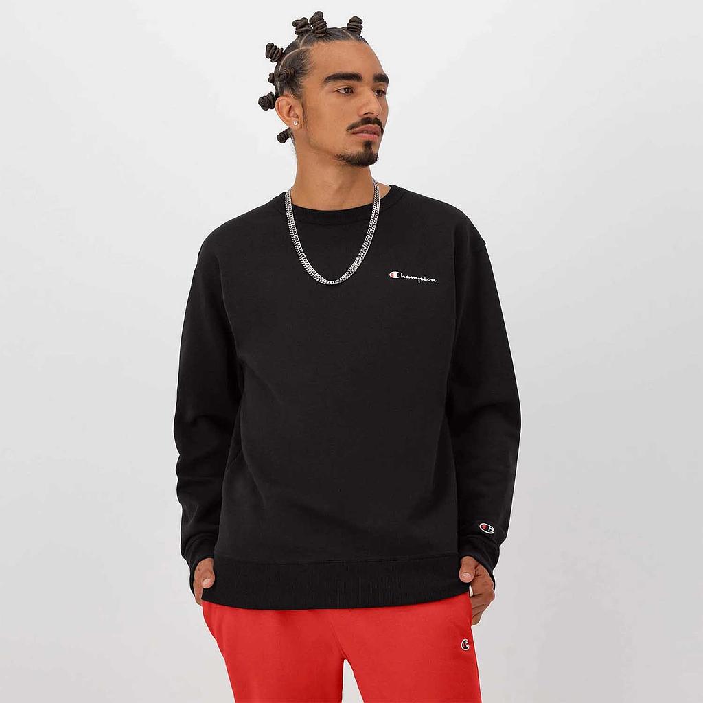 Poleron Hombre Champion Crew Negro