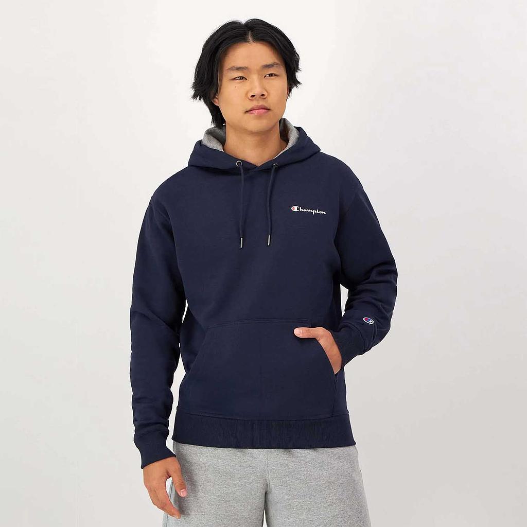 Poleron Hombre Champion Hoodie Powerblend Graphic Azul