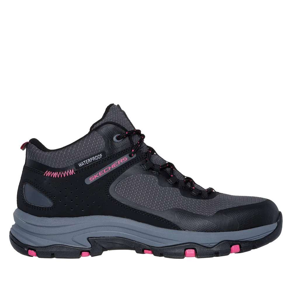 Zapatillas Outdoor Waterproof Skechers Mujer Trego 180004-BKHP