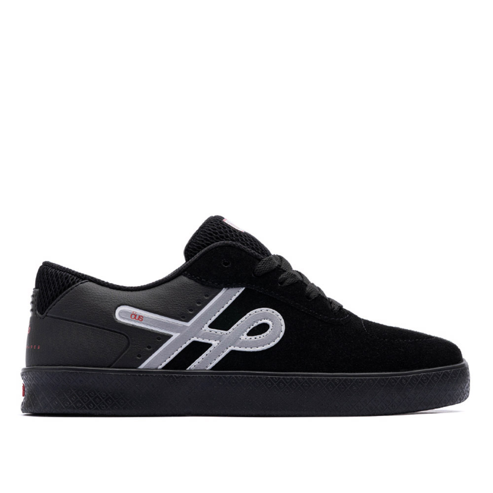 Zapatilla OUS Emergente Preto Cinza Esc Silver Essencial