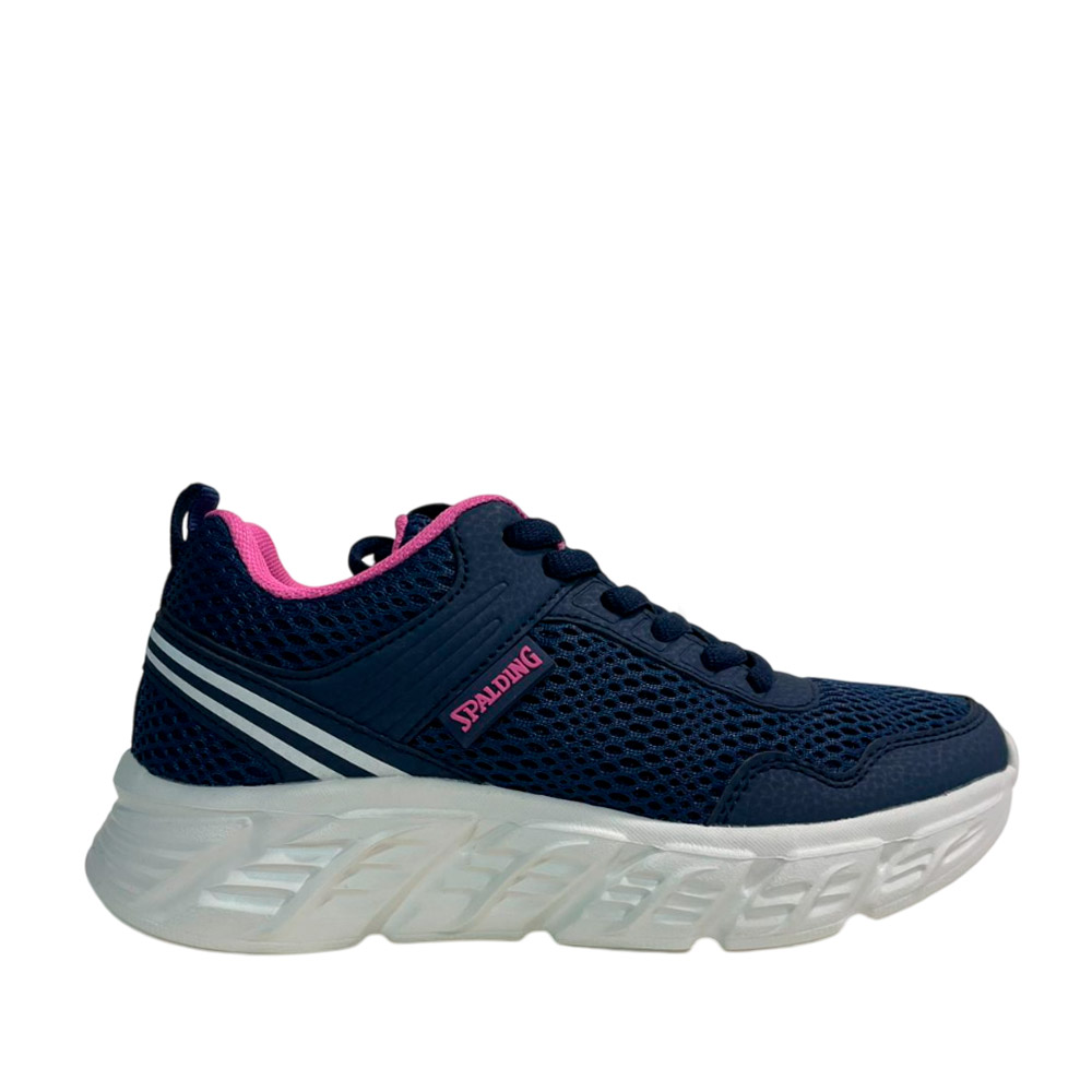 Zapatilla Niñas Spalding Azul Fucsia