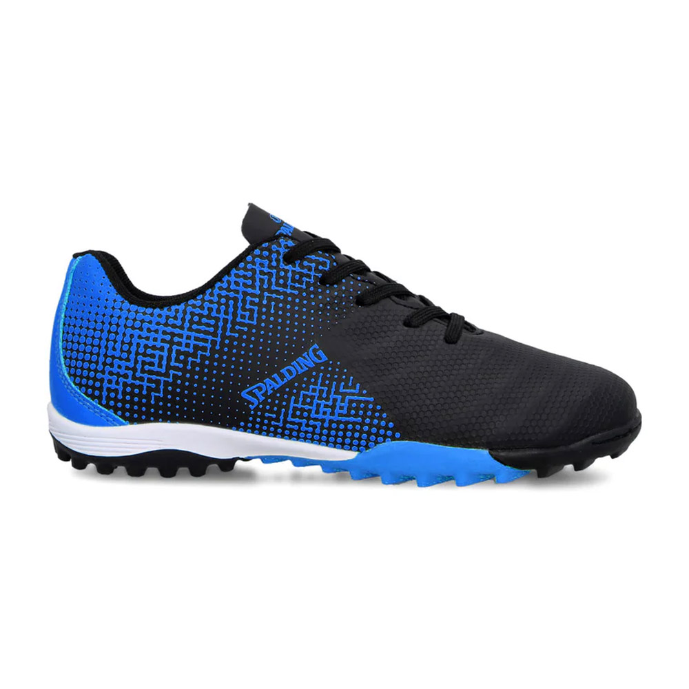 Zapatilla Baby Futbol Tf Infantil Speed Azul Neon Negro