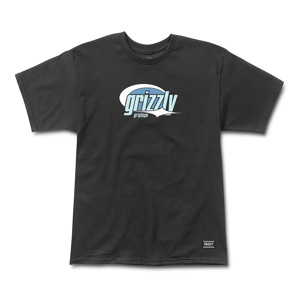 Polera Hombre Grizzly Griptape Glacier Negro
