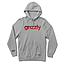 Poleron Hoodie Hombre Grizzly Griptape Lowercase Fadeaway Gris