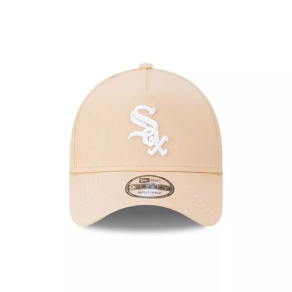 Jockey Gorra New Era Chicago White Sox League Essential Beige 9FORTY