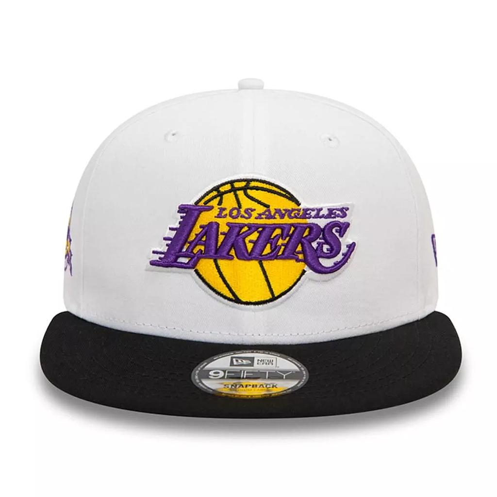 Jockey New Era 9FIFTY White Crown Patch NBA Los Angeles Lakers Black/White