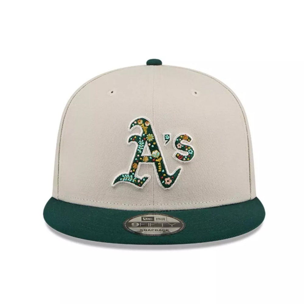 Jockey Gorra New Era Floral Fill MLB Oakland Athletics Stone