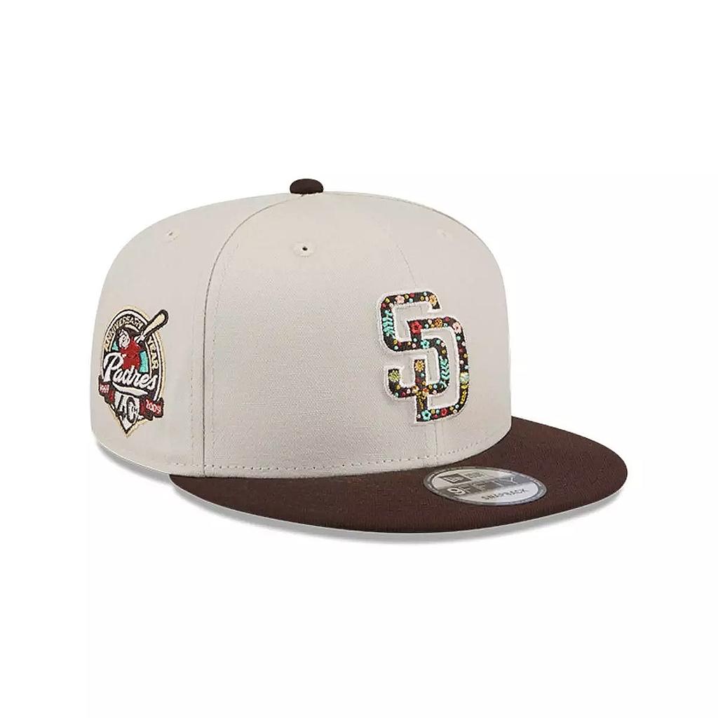 Jockey Gorra New Era 9fifty MLB San Diego Padres Floral Fill Light Beige