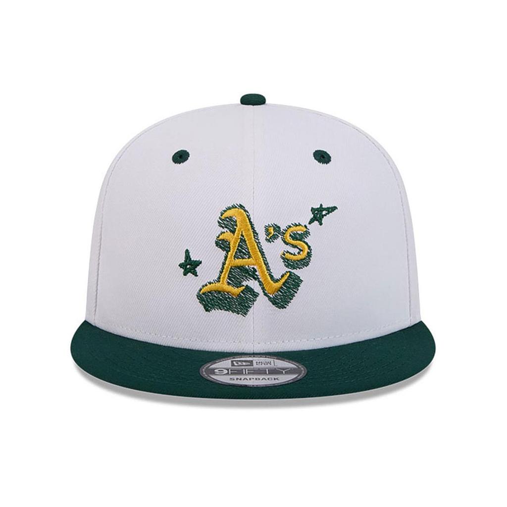 Jockey New Era Official Doodles MLB Oakland Athletics White