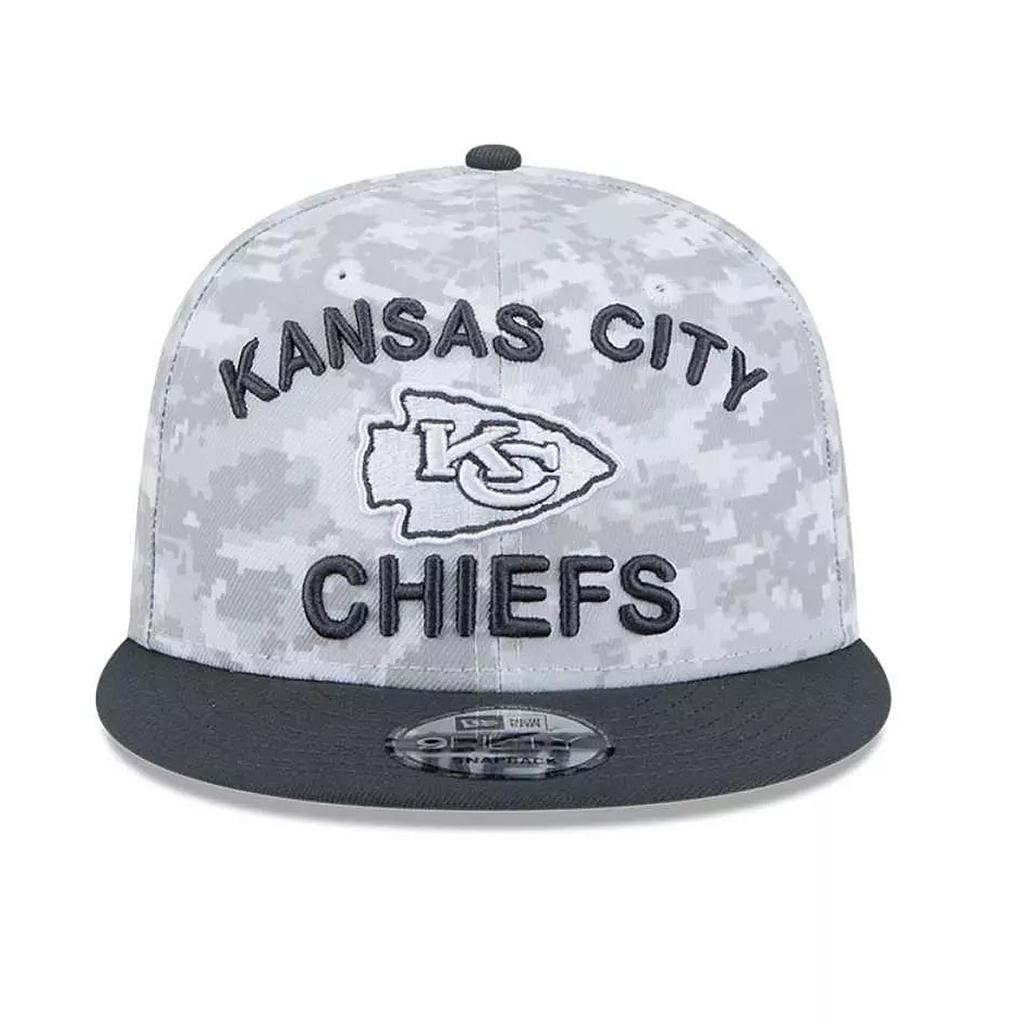 Gorra New Era 9FIFTY Chiefs NFL Salute to Service Charcoal