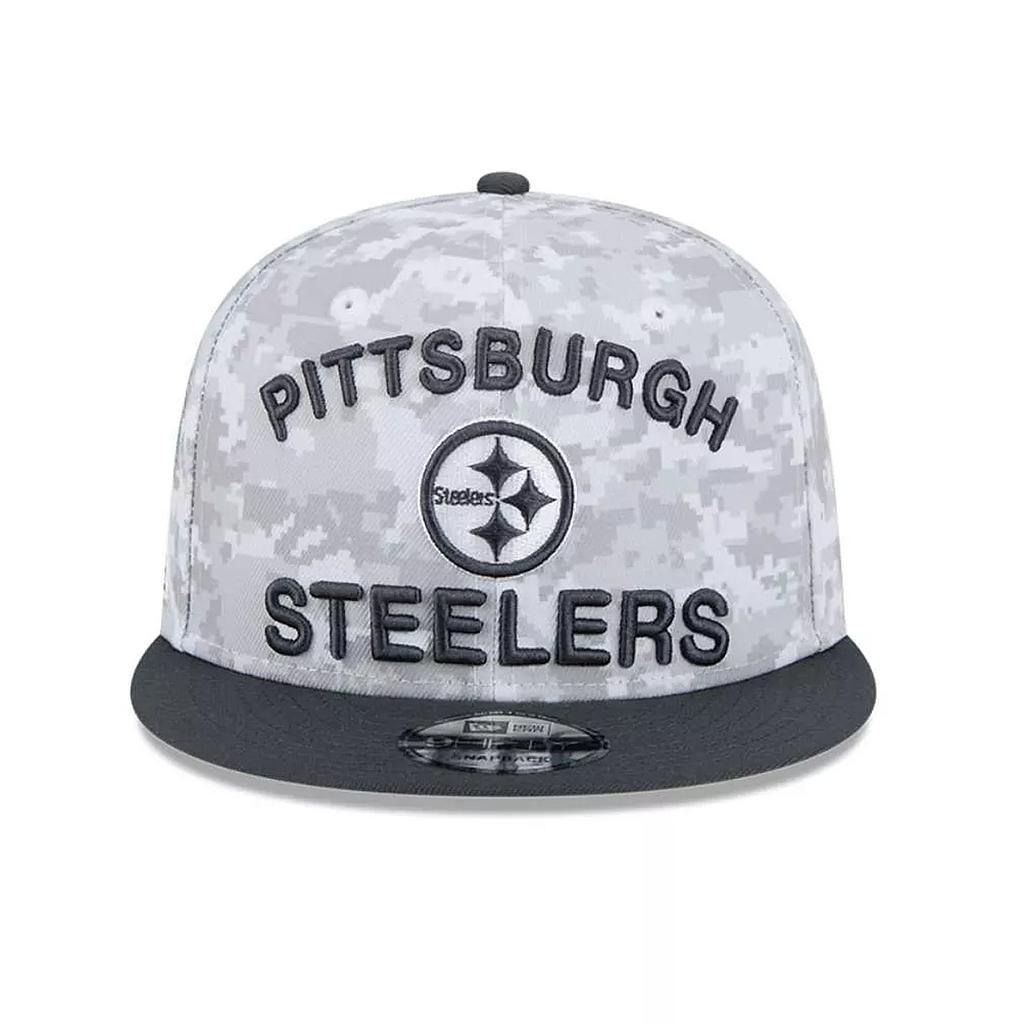 Gorra New Era 9FIFTY Steelers NFL Salute to Service Charcoal