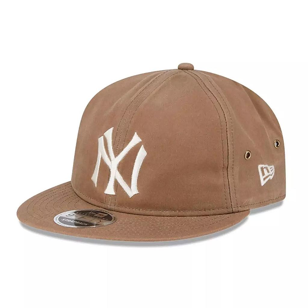 Jockey Gorra New Era 9Fifty New York Yankees MLB Waxed Canvas Beige