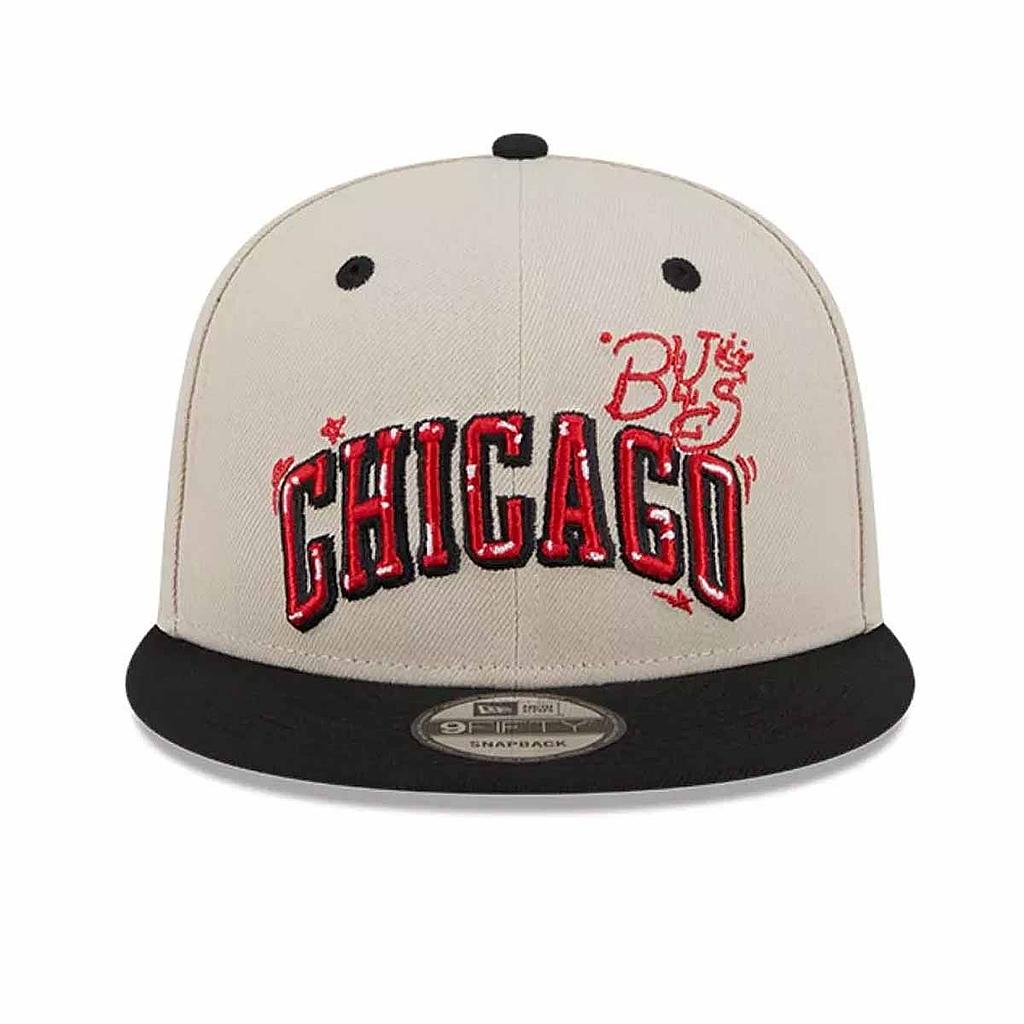 Jockey Gorra New Era 9Fifty New Era Nba Chicago Bulls Art Beige
