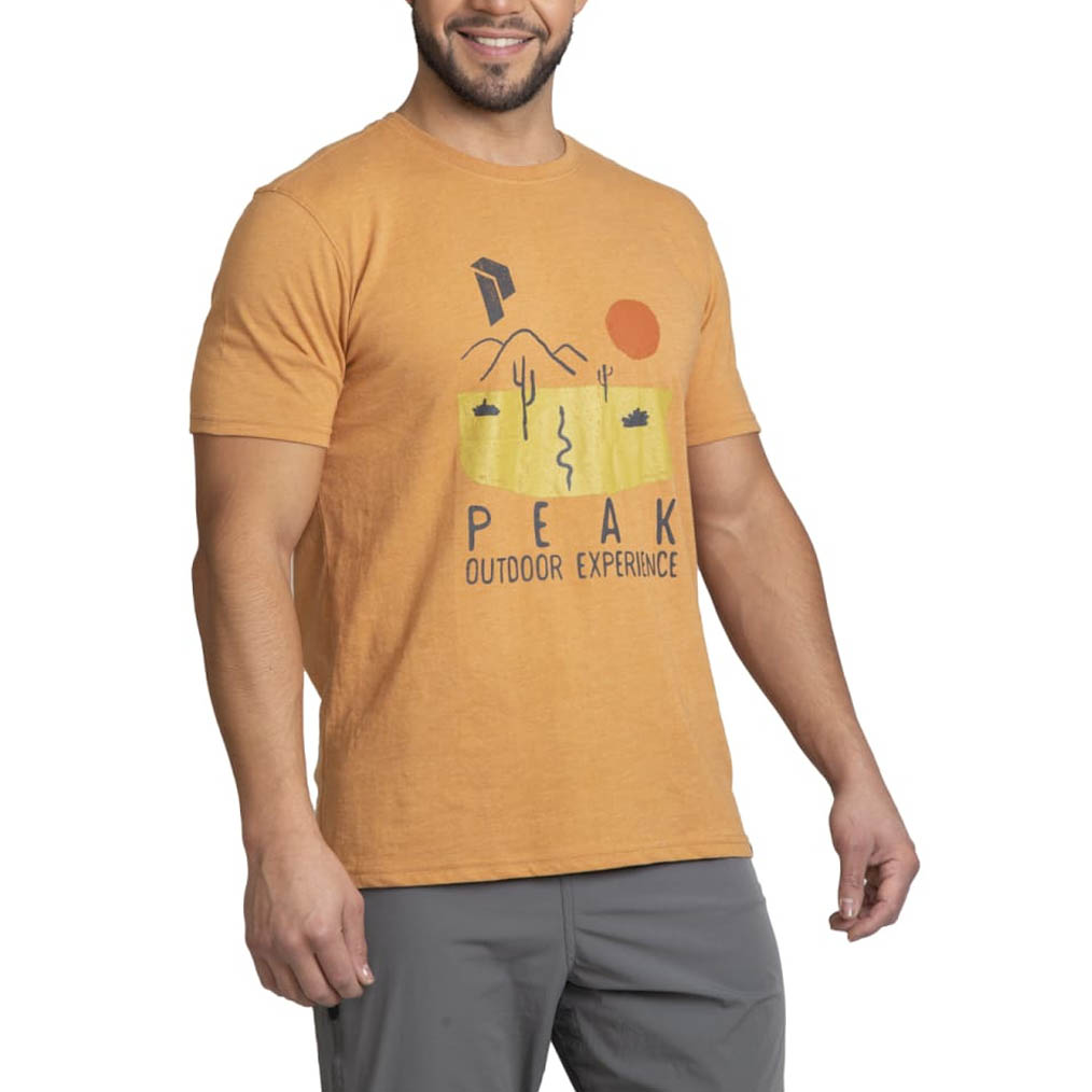 Polera Hombre Peak Performance Lilja Naranjo