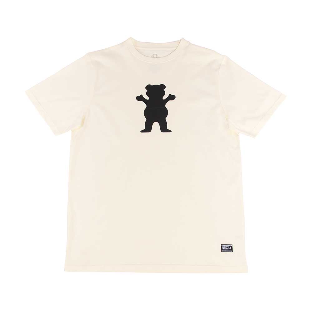 Polera Hombre Grizzly Griptape Og Bear Off White
