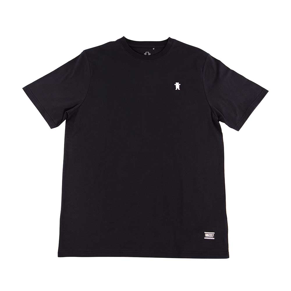 Polera Hombre Grizzly Griptape Embroidered OG Bear Negro