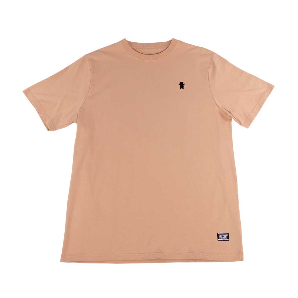 Polera Hombre Grizzly Griptape Embroidered Og Bear Cafe