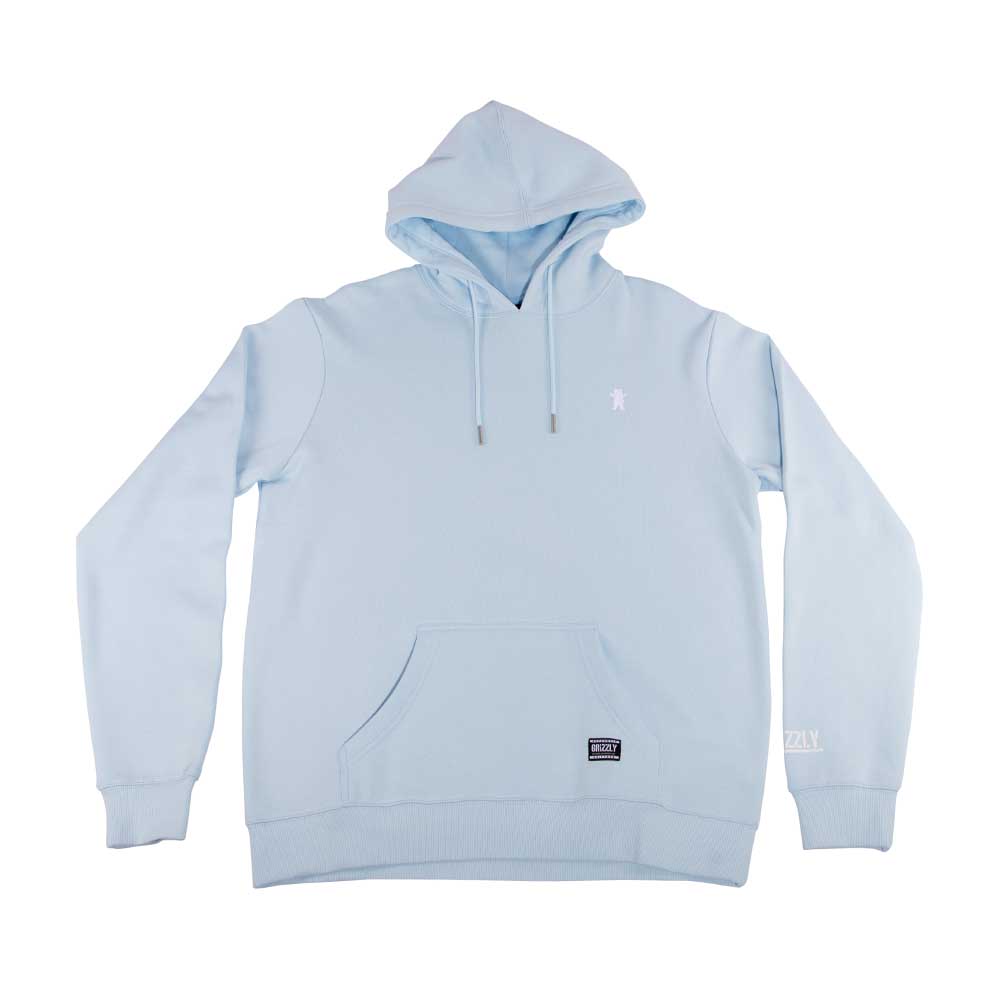 Polerón Hombre Grizzly Griptape Embroidered OG Bear Celeste