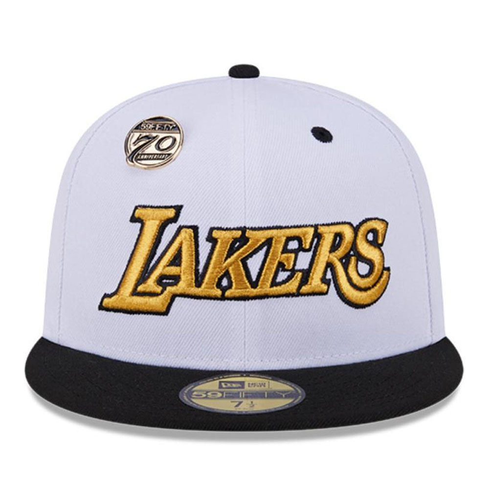 Gorro New Era 59fifty Los Angeles Lakers NBA 59Fifty Day Blanco