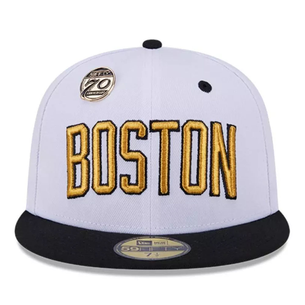 Gorro New Era 59fifty NBA Boston Celtics 59fifty Day Blanco