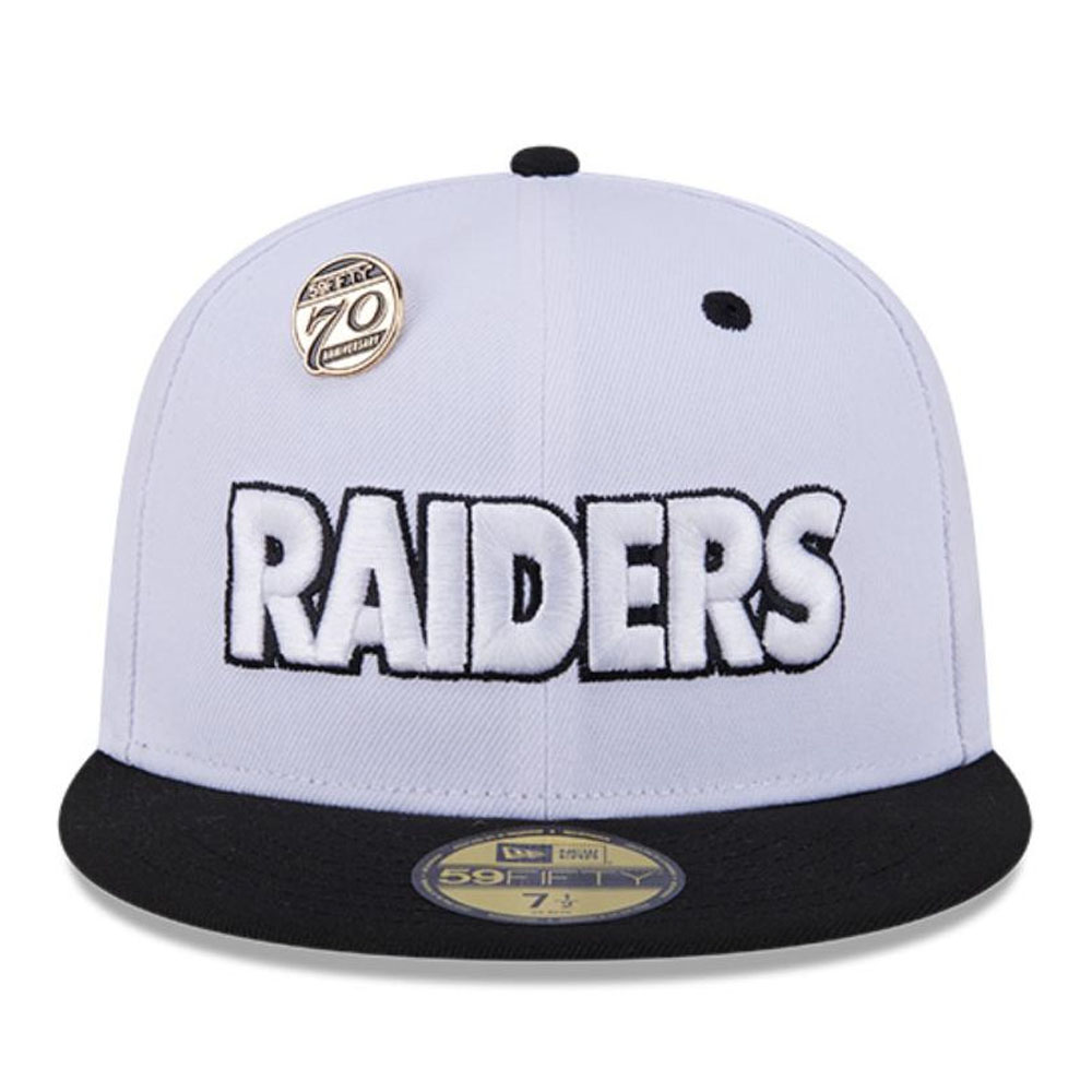 Gorra 59fifty Las Vegas Raiders NFL 59Fifty Day Blanco Original
