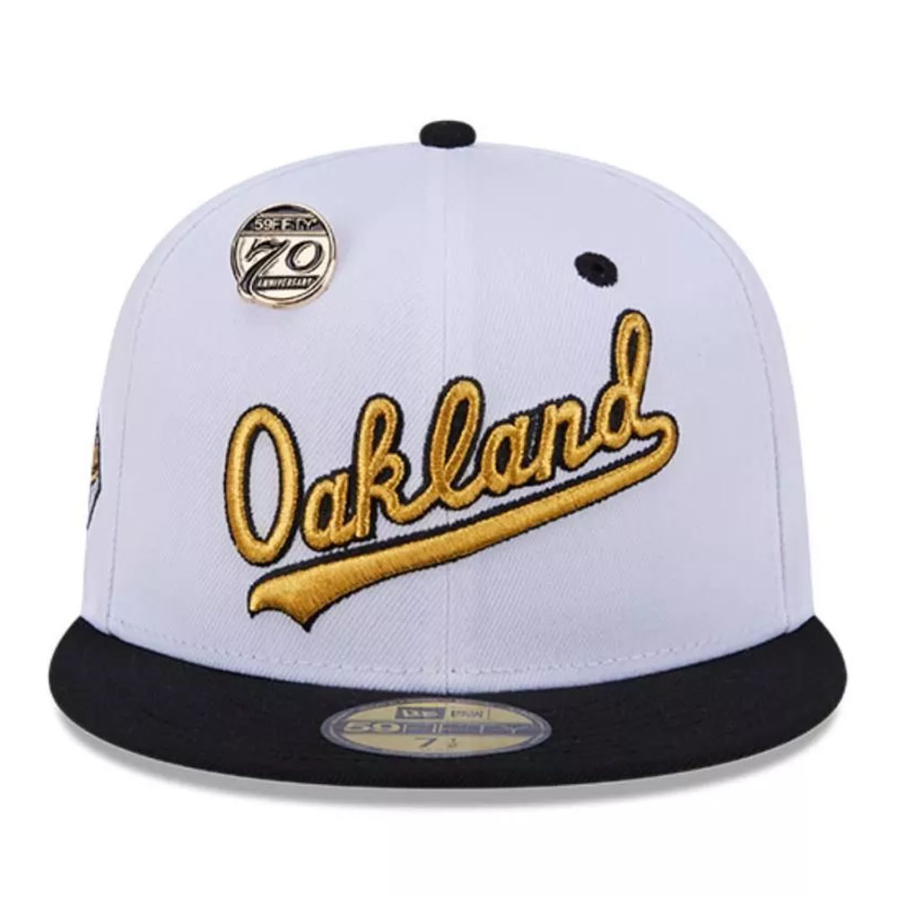 Jockey Gorra New Era 59FIFTY MLB Oakland Athletics 59FIFTY Day White – Original