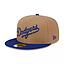 Jockey Gorra New Era 59Fifty Los Angeles Dodgers MLB 8-Bit Wordmark Beige