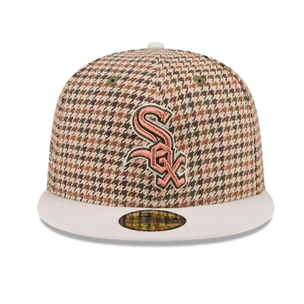 Jockey Gorro New Era 59FIFTY Chicago White SoxMLB Houndstooth Open Café