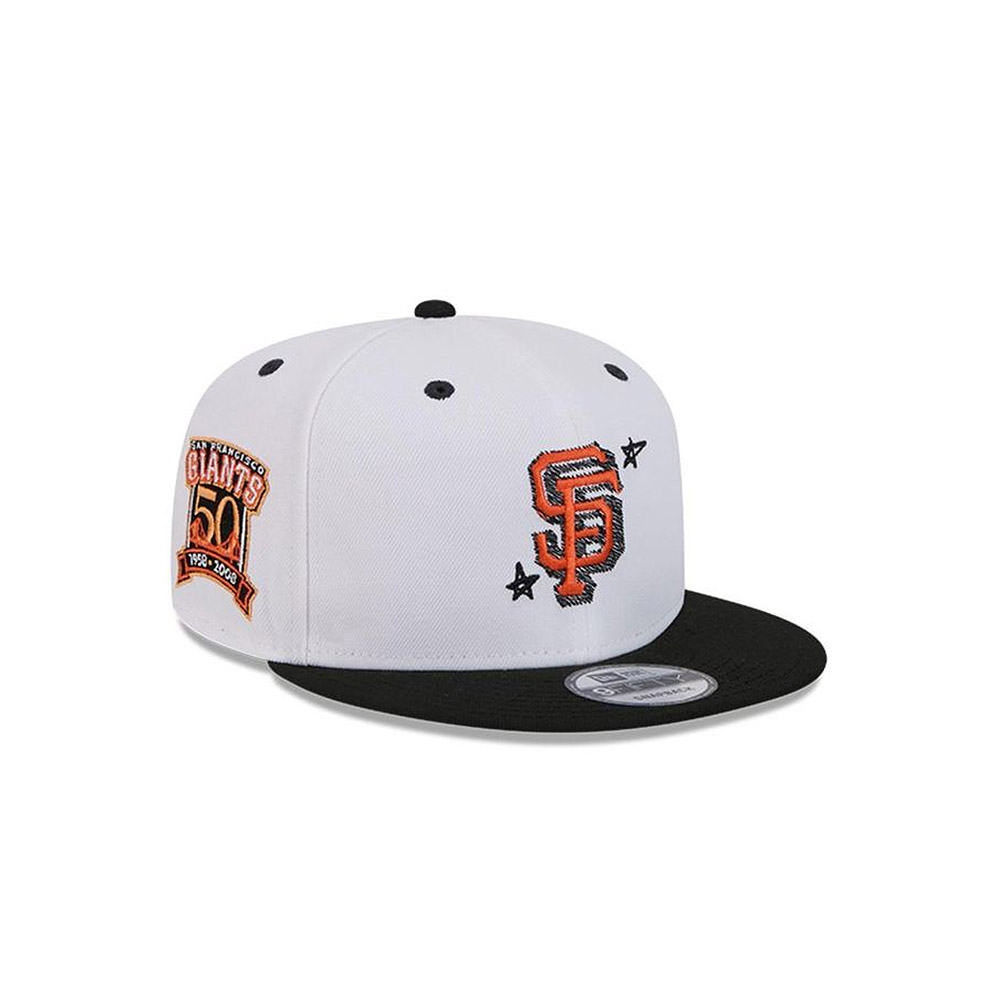 Jockey Gorra New Era 9Fifty San Francisco Giants MLB Official Doodles White