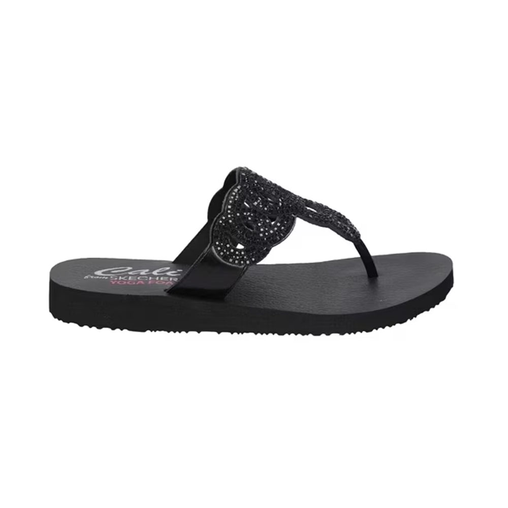 Sandalias Mujer Skechers Meditation Limitless Glamour Negro