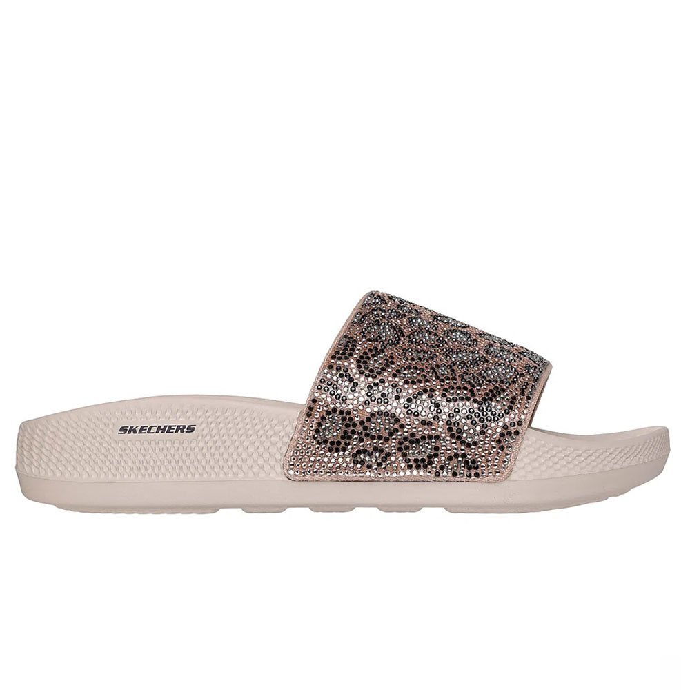 Sandalias Mujer Skechers Low Slider-Cheetahlicious 186090NAT