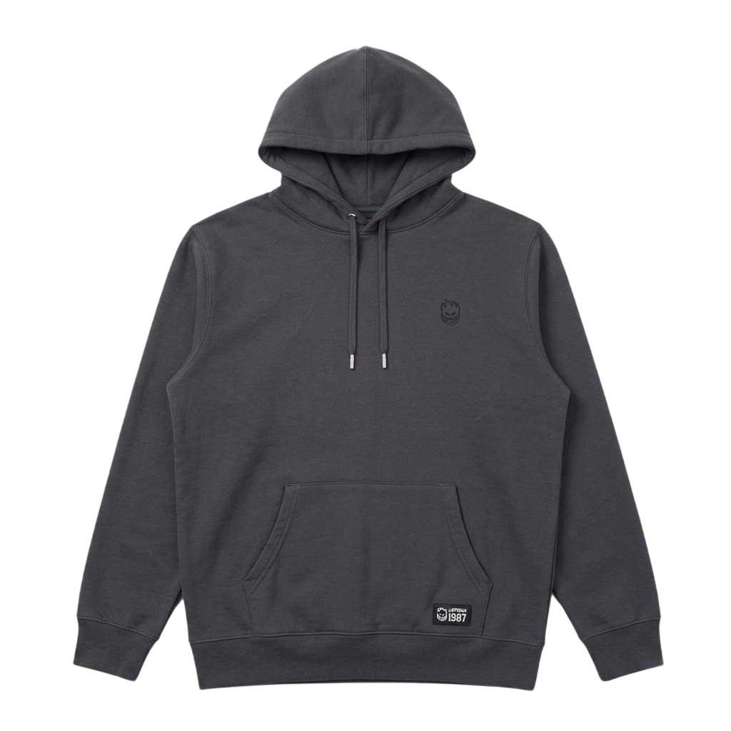 Polerón Hoodie Oversized Hombre Spitfire Grip State Gris