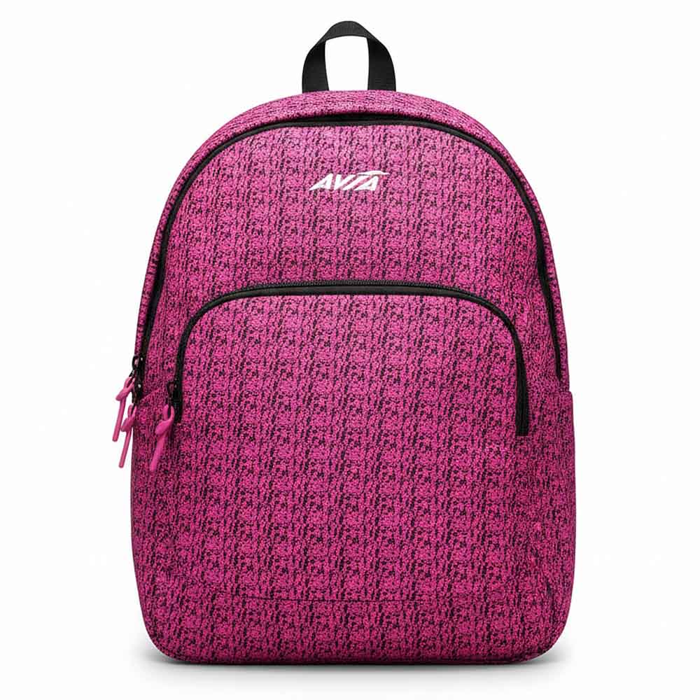 Mochila Escolar Textil Avia Fucsia 2