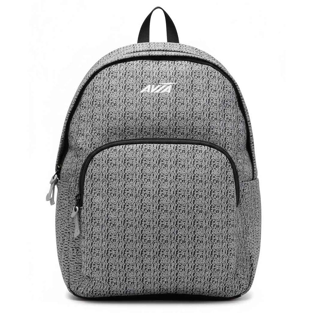 Mochila Escolar Textil Avia Gris 2