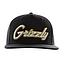 Jockey Negro Grizzly Griptape Smooth Script Snapback Raised Embroidery